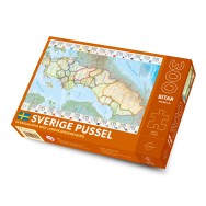 Sverige pussel med landskap 300 bitar